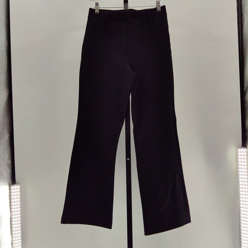 Quince Women Ultra-Stretch Ponte Bootcut Pants Black S